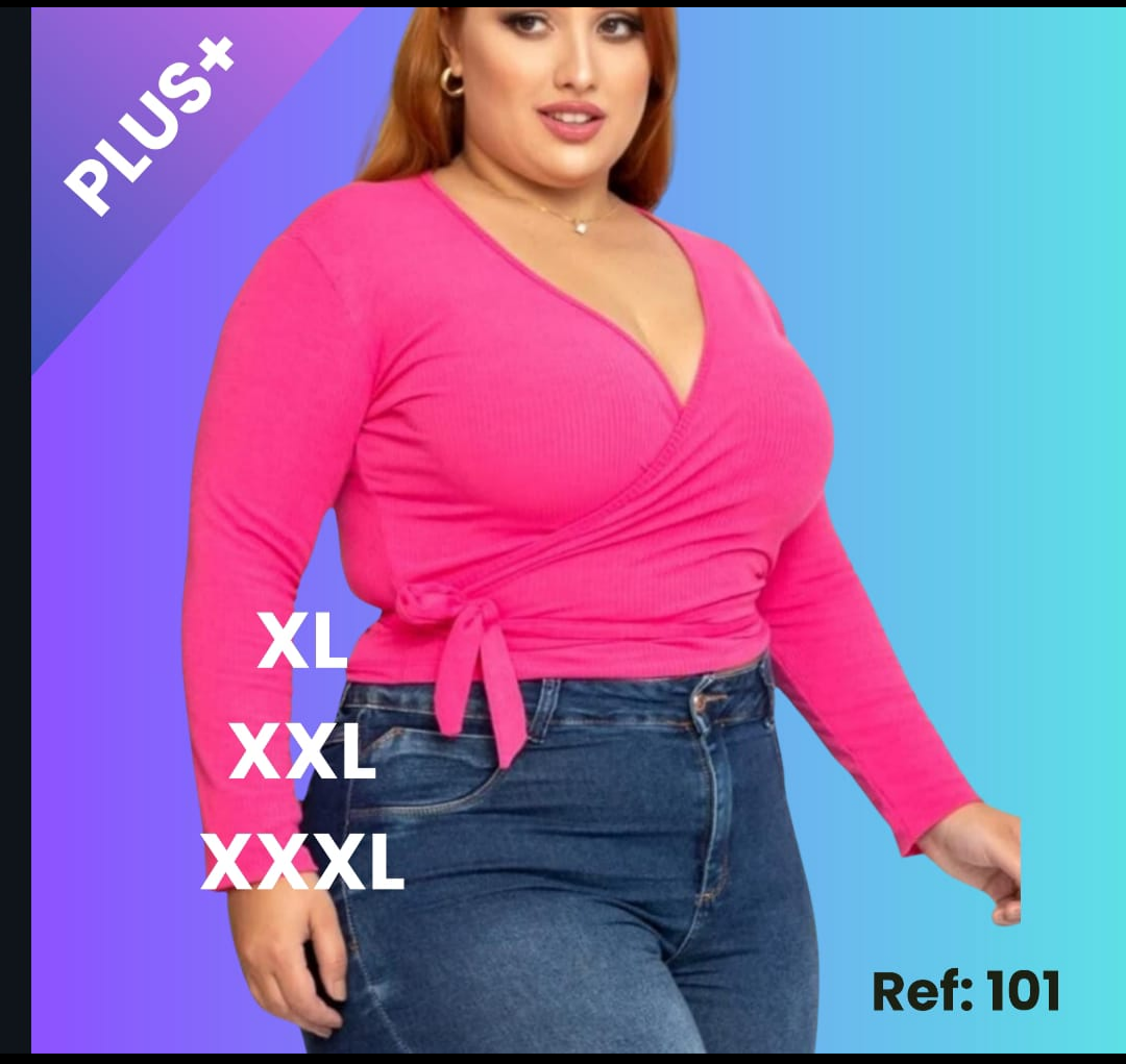 mas BLUSAS TALLAS PLUS, otros diseños