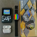 K5 Combo Smartwatch Consola Juegos Y Audífonos Inalámbricos