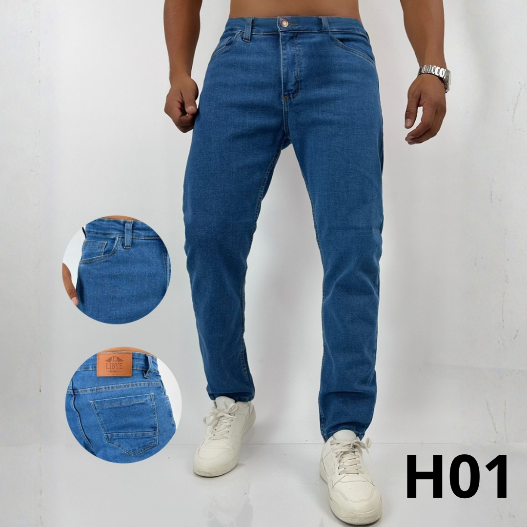 Combo X3 Jeans Tiro Alto Levanta Cola Stretch Mujer