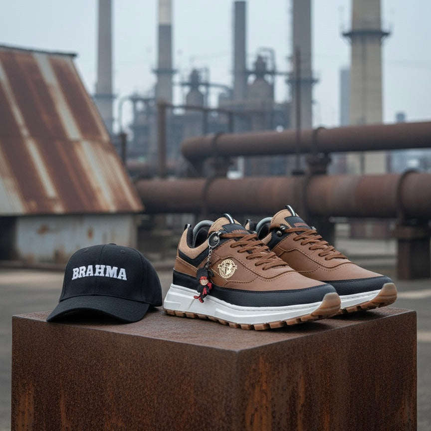 Brahma Combo Zapatos con Gorra y Llavero Deportivo