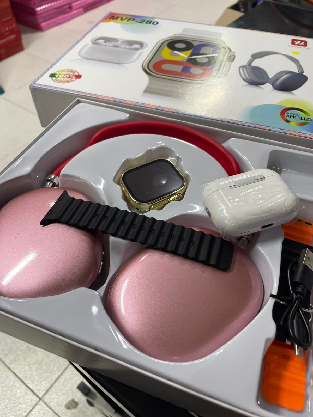 Smartwatch MVP 270 Ultra 3 Suit Combo Reloj Inteligente