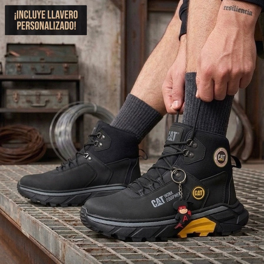 Caterpillar Botas de Trabajo Todo Terreno con Ganchos Metálicos