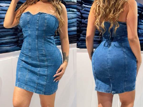 VESTIDO JEAN DAMA
