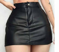 Falda en cuerina talla unica