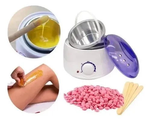 Olla Calentadora para Cera Depilatoria 500g 110V Metálica