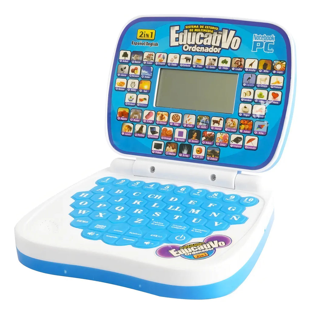Ramspit Computador Didáctico Bilingüe Inglés Español Azul 3+ Años