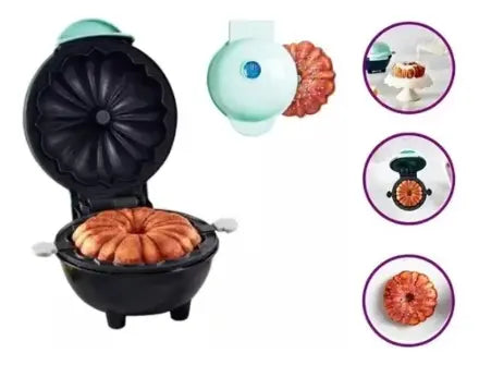 Máquina Eléctrica Compacta para Hacer Mini Tortas y Cupcakes