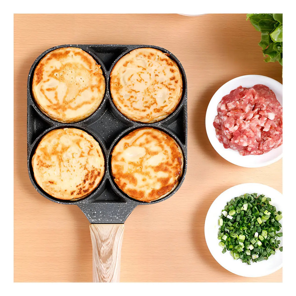 Sartén Antiadherente para Desayuno, Huevo y Hamburguesa Aluminio 9cm