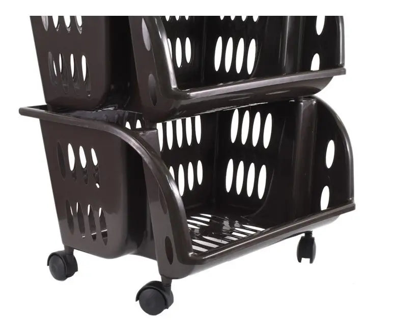 Novedades Plasticas Multiestante Elipse 3 Niveles con Ruedas Organizador