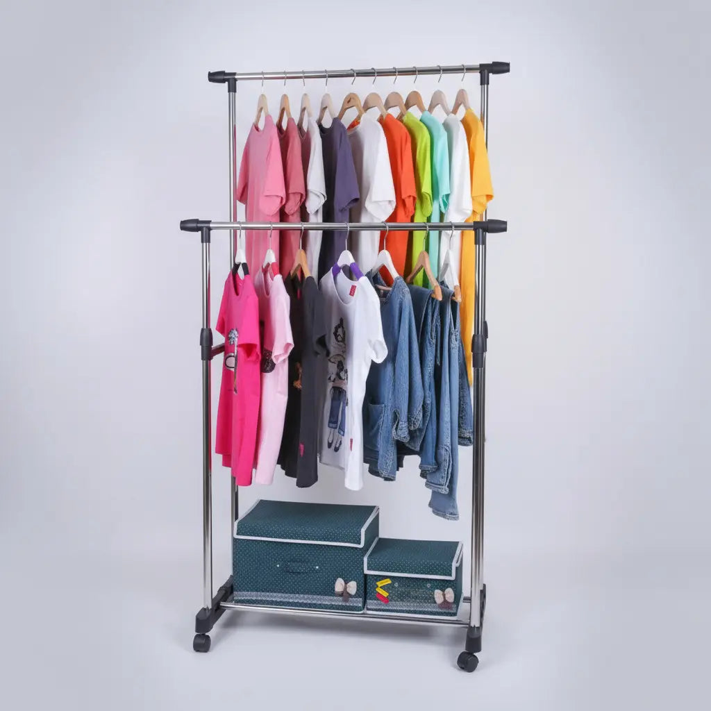Genérica Perchero Organizador de Ropa Dual Tipo Burro 20kg