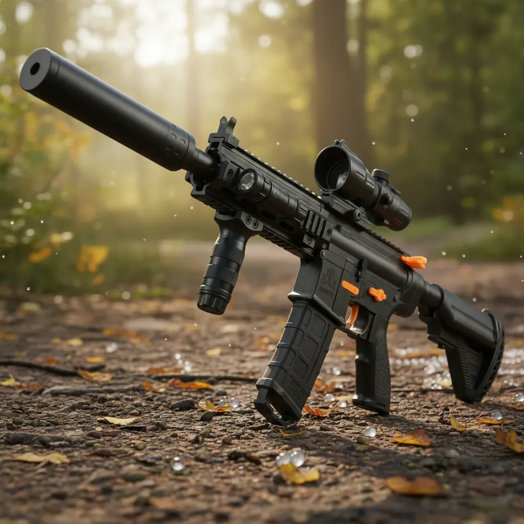 Rifle De Juguete Automático M416 Hidrogel Gelsoft