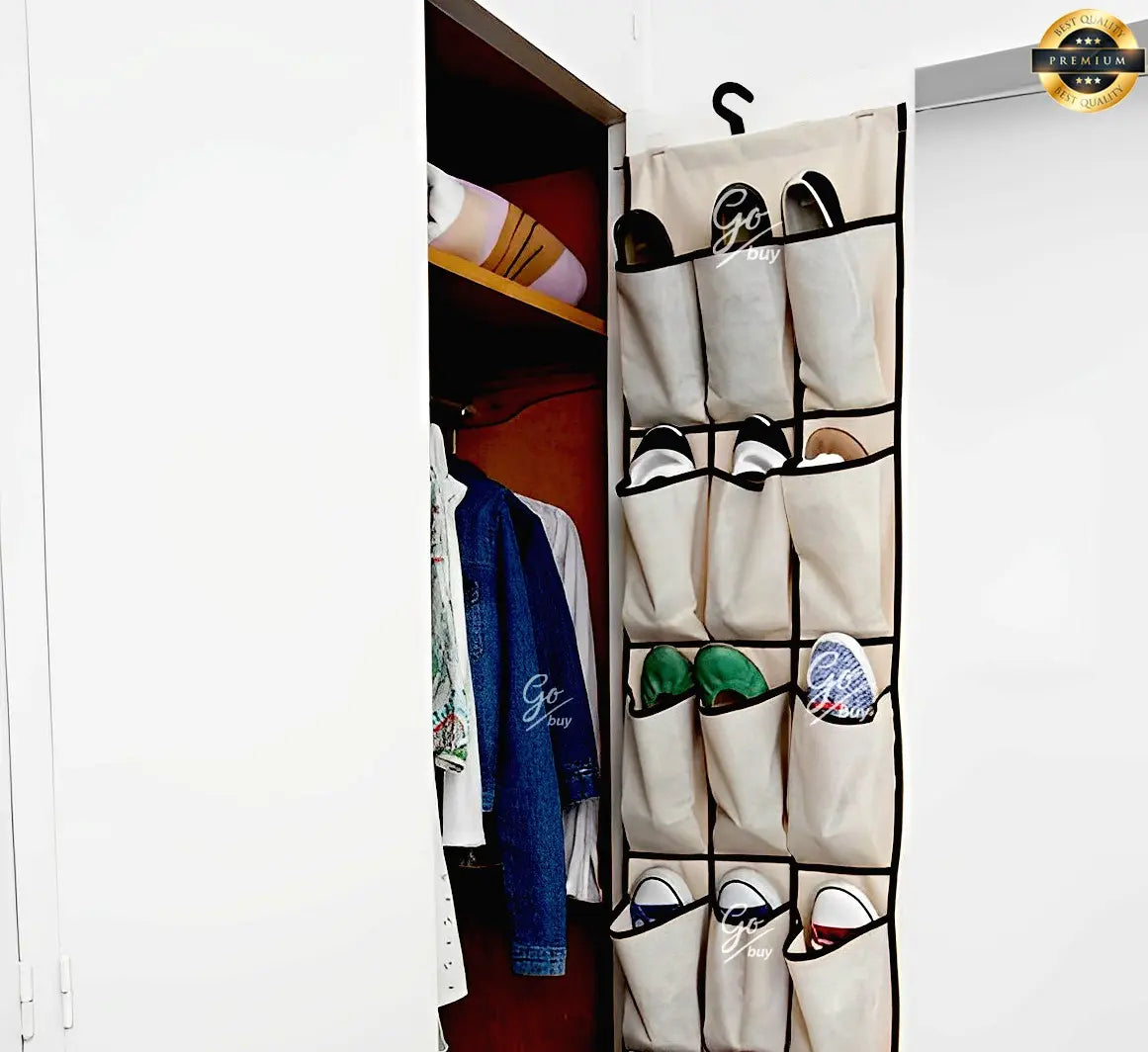 Go Design Bolsa Organizadora Zapatos para Puerta Closet