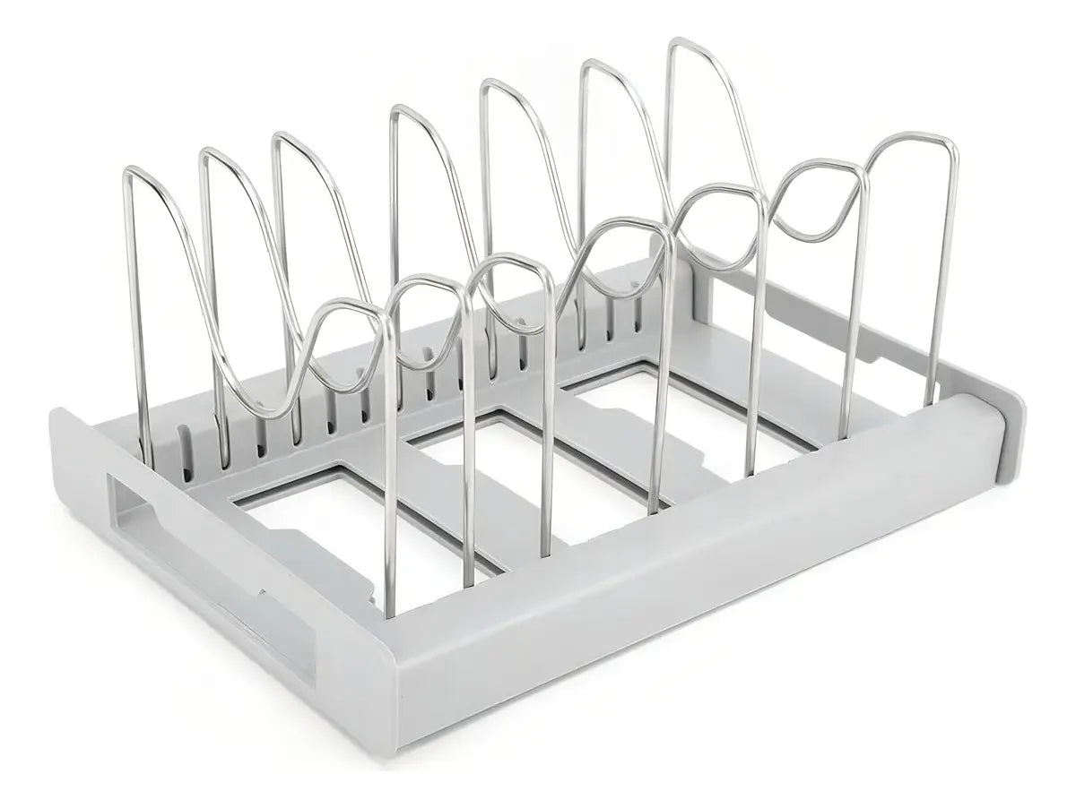 Expanding Cookware Organizador Ajustable para Tapas, Ollas y Platos