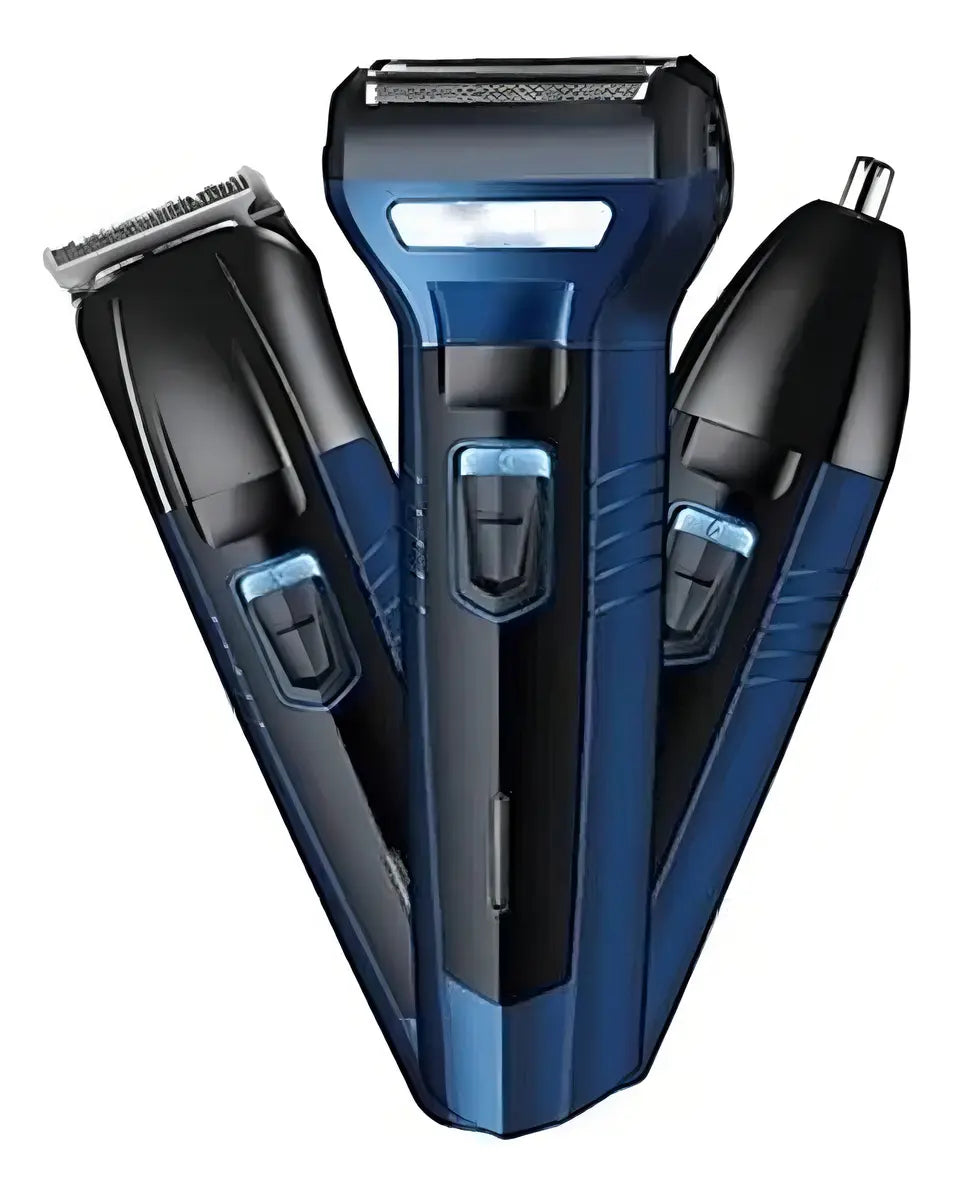 Geemy GM-6589 Afeitadora y Cortadora de Pelo Recargable Azul
