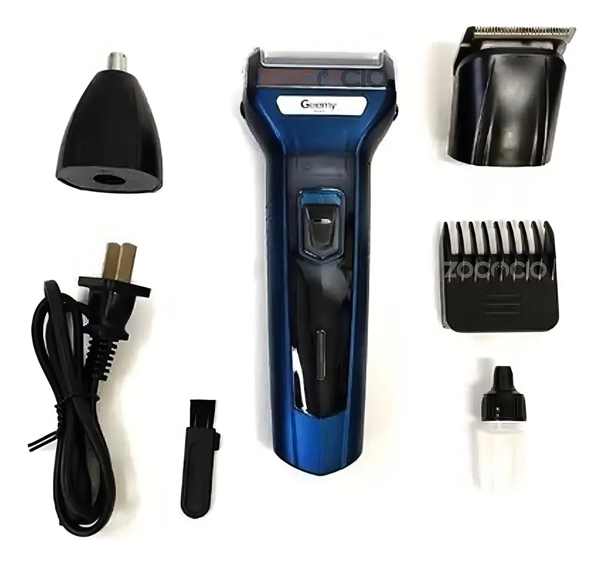 Geemy GM-6589 Afeitadora y Cortadora de Pelo Recargable Azul