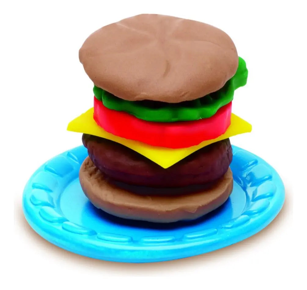 Play-Doh Hamburguesas a la Parrilla Set de Masa Moldeable Multicolor