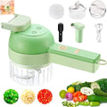 Guiro Picador de Verduras Eléctrico Multifuncional 4 en 1 250ml Verde