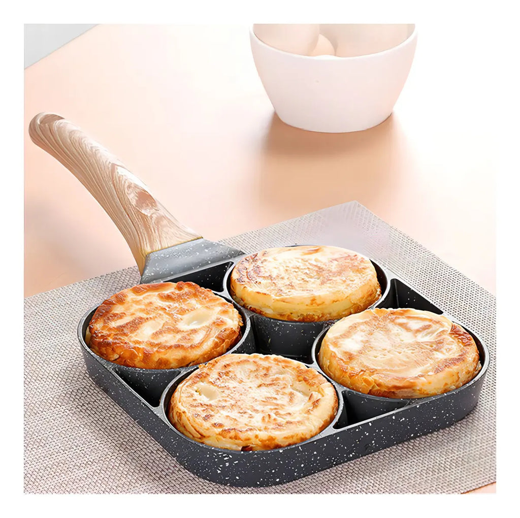 Sartén Antiadherente para Desayuno, Huevo y Hamburguesa Aluminio 9cm