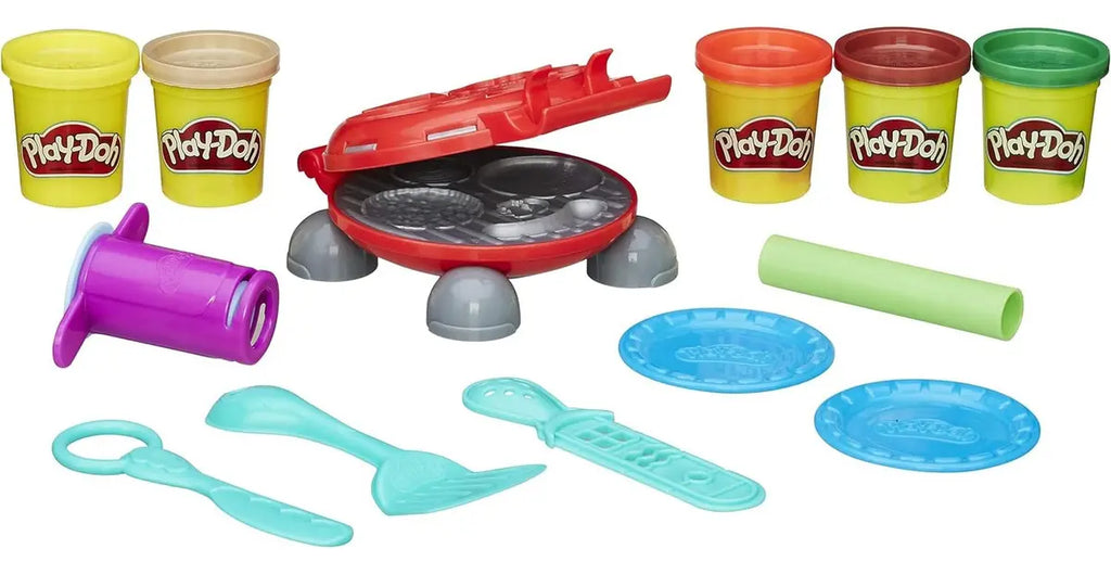 Play-Doh Hamburguesas a la Parrilla Set de Masa Moldeable Multicolor
