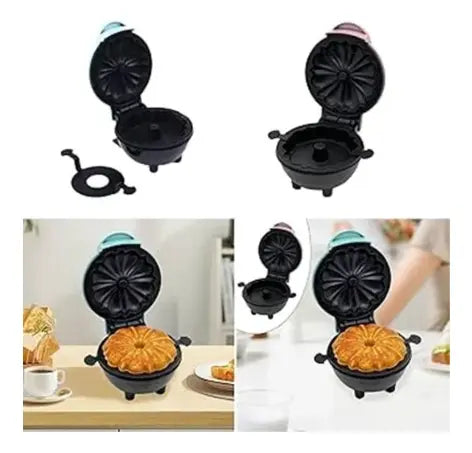 Máquina Eléctrica Compacta para Hacer Mini Tortas y Cupcakes