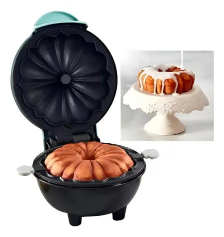 Máquina Eléctrica Compacta para Hacer Mini Tortas y Cupcakes