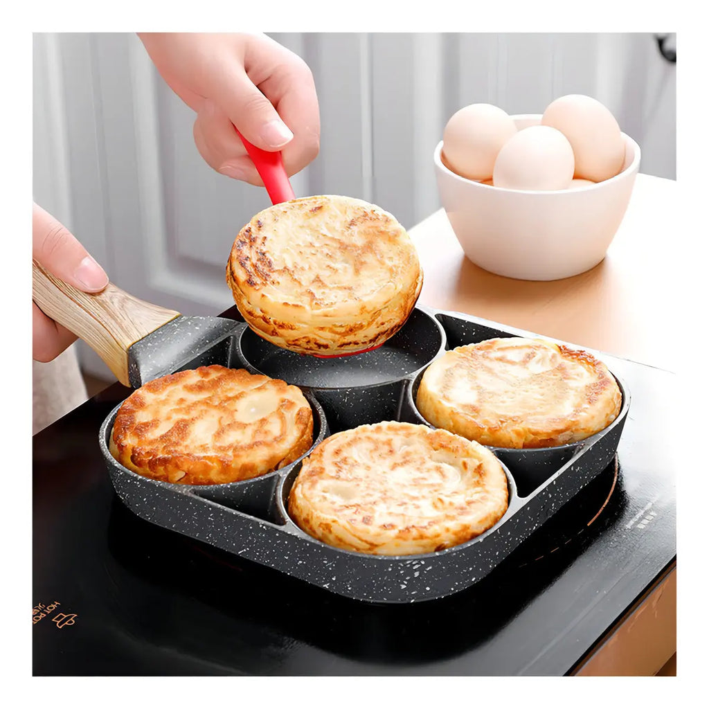 Sartén Antiadherente para Desayuno, Huevo y Hamburguesa Aluminio 9cm