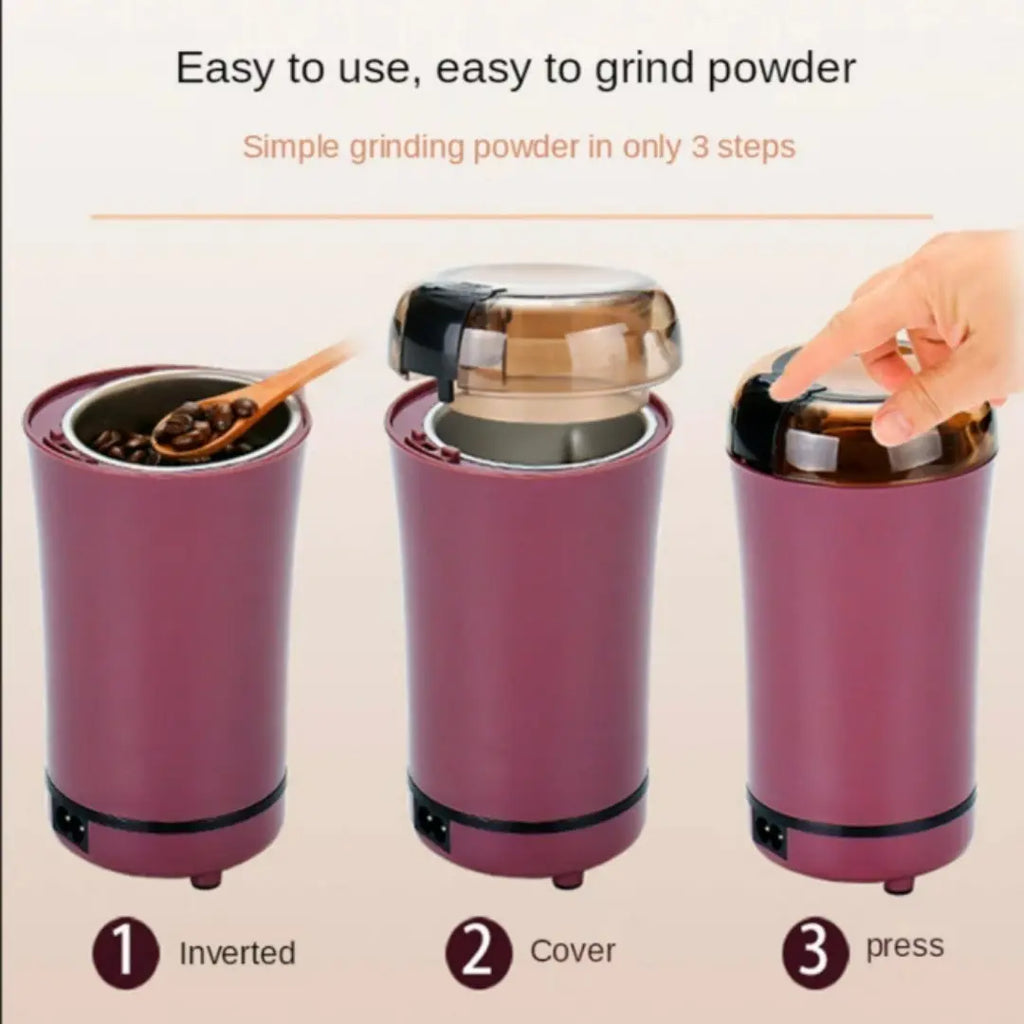 Genérica Molinillo Eléctrico para Café, Especias y Granos Acero