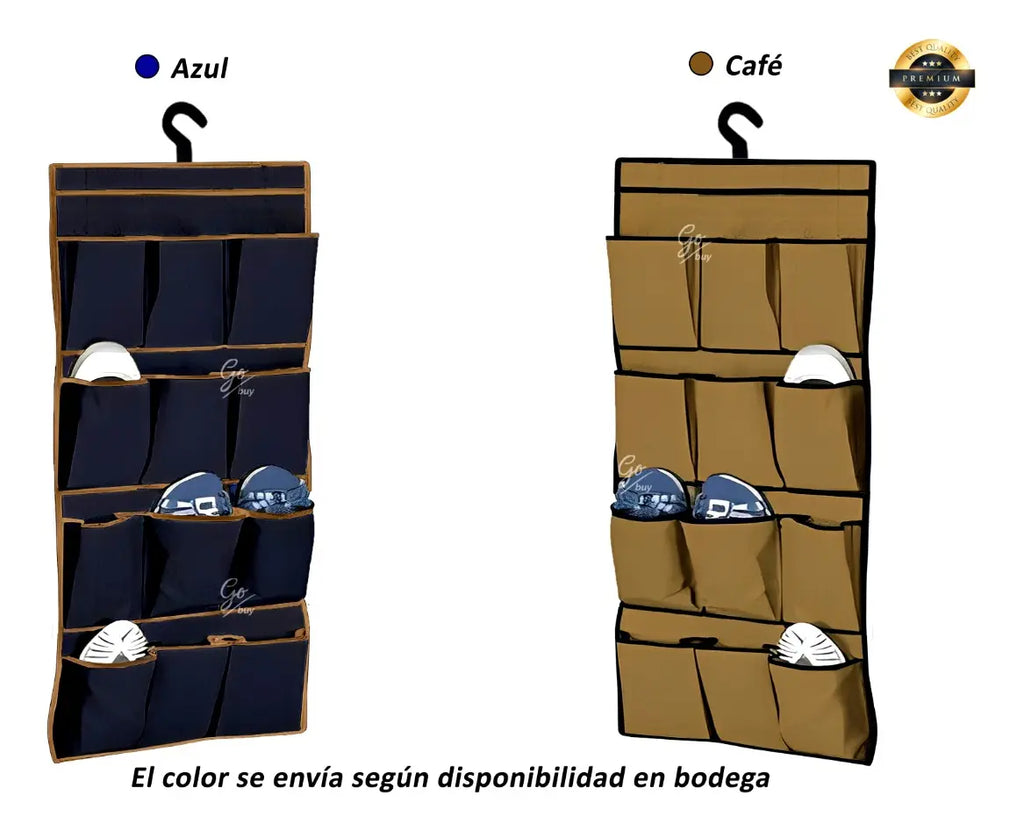 Go Design Bolsa Organizadora Zapatos para Puerta Closet