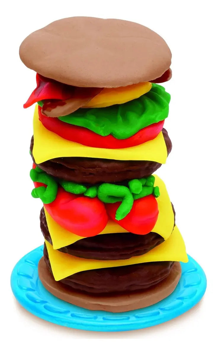 Play-Doh Hamburguesas a la Parrilla Set de Masa Moldeable Multicolor
