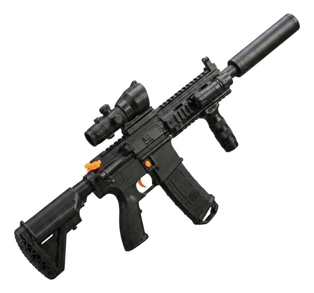 Rifle De Juguete Automático M416 Hidrogel Gelsoft