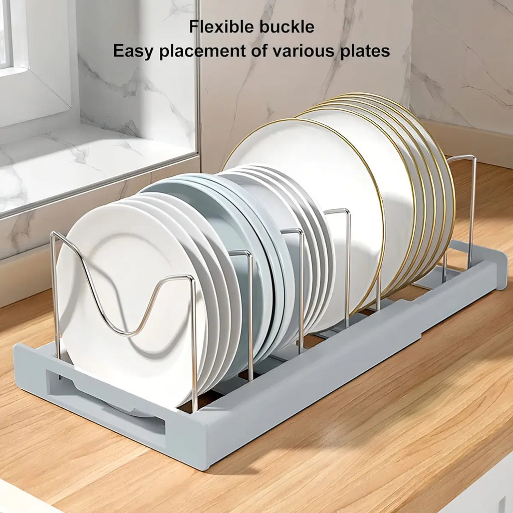 Expanding Cookware Organizador Ajustable para Tapas, Ollas y Platos