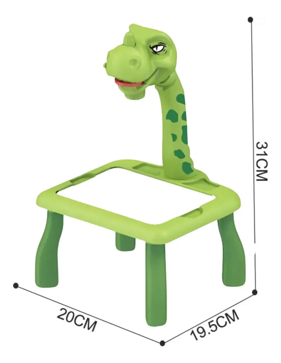 Mesa de Dibujo Infantil con Proyector y Pizarra Borrable