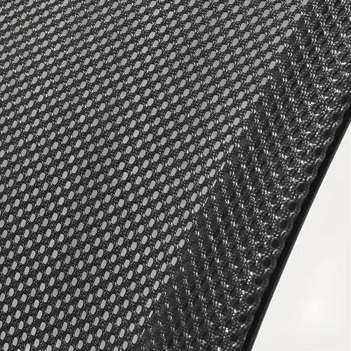Silla Ejecutiva Ergonómica Base Cromada Malla Transpirable Negra