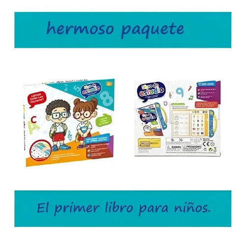 Libro Didáctico Interactivo Bilingüe Español Inglés para Niños