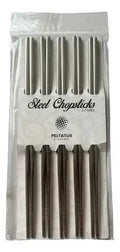 Palitos Chinos de Acero Inoxidable 24 cm Pack 5 Pares
