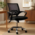 Silla Ejecutiva Ergonómica Base Cromada Malla Transpirable Negra