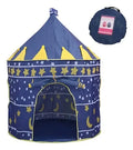 Castle Carpa Castillo Infantil Plegable Portátil Azul 1.35m