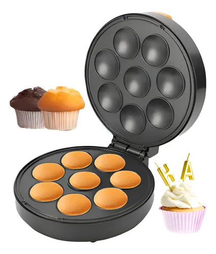 Máquina Eléctrica para Cupcakes 8 Mini Magdalenas 110V