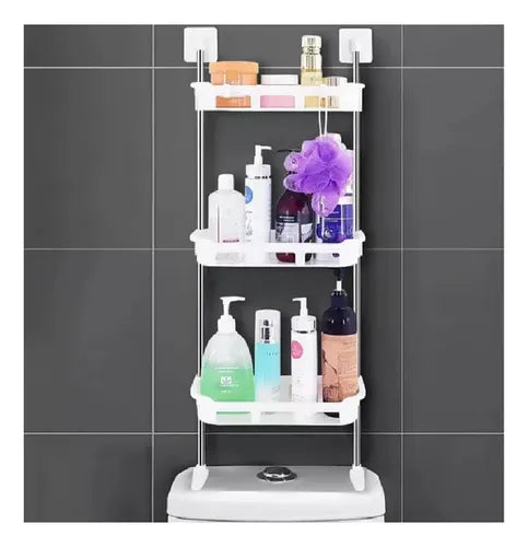 Organizador de Baño Maka con 3 Niveles Estante Blanco