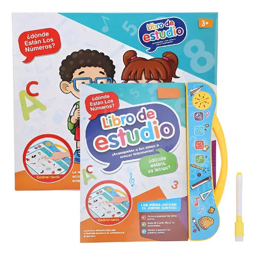 Libro Didáctico Interactivo Bilingüe Español Inglés para Niños