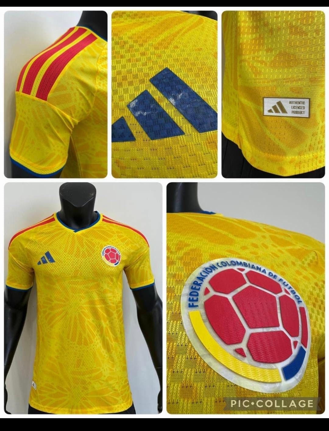 CAMISETA COLOMBIA IMPORTADA, MEJORCALIDAD. Pagas 40.000 al recibir y 2 cuotas quincenales de 15.000