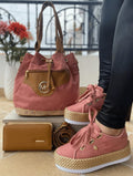 Conjunto Bolso, Calzado y Billetera Estilo Urbano Vindela