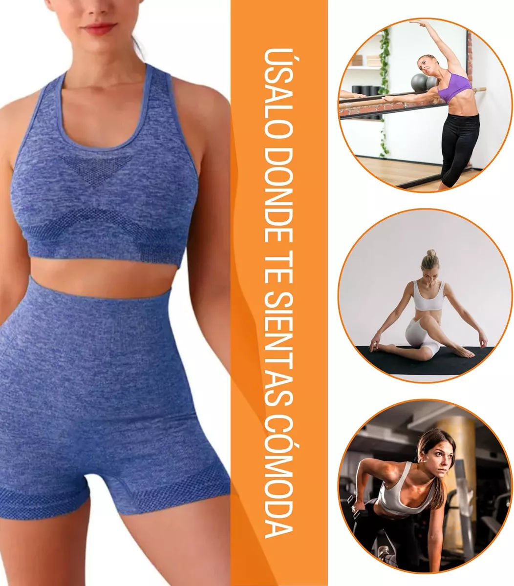 Conjunto Deportivo Femenino Transpirable para Yoga y Gimnasio