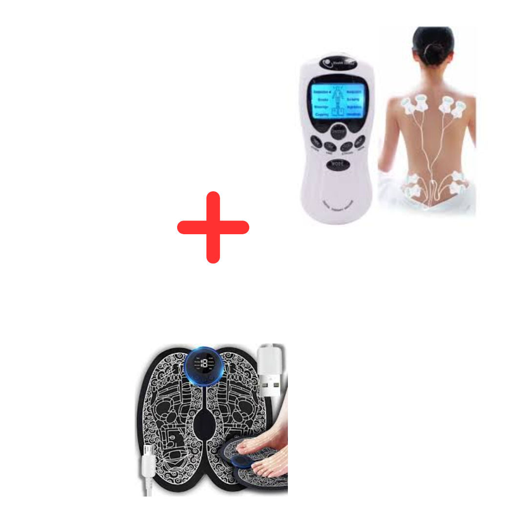 Combo Terapia Pasiva con 8 Electrodos y Tapete EMS