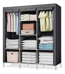 Combo Armario 3 Cuerpos y Zapatero 6 Niveles Organizador