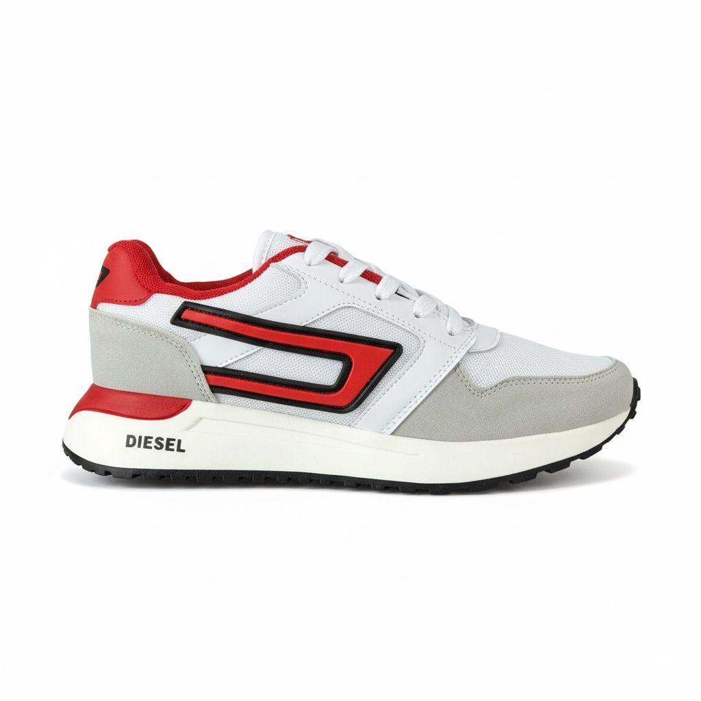 Diesel S-Tyche Tenis para Caballero Estilo Deportivo Urbano Sintético