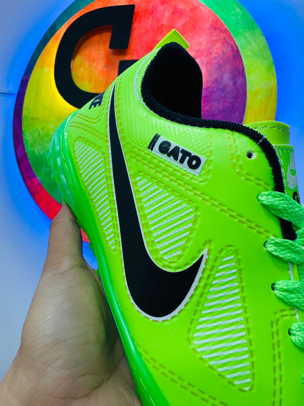 Mercurial Guayos para Fútbol en Césped Sintético Verde Negro
