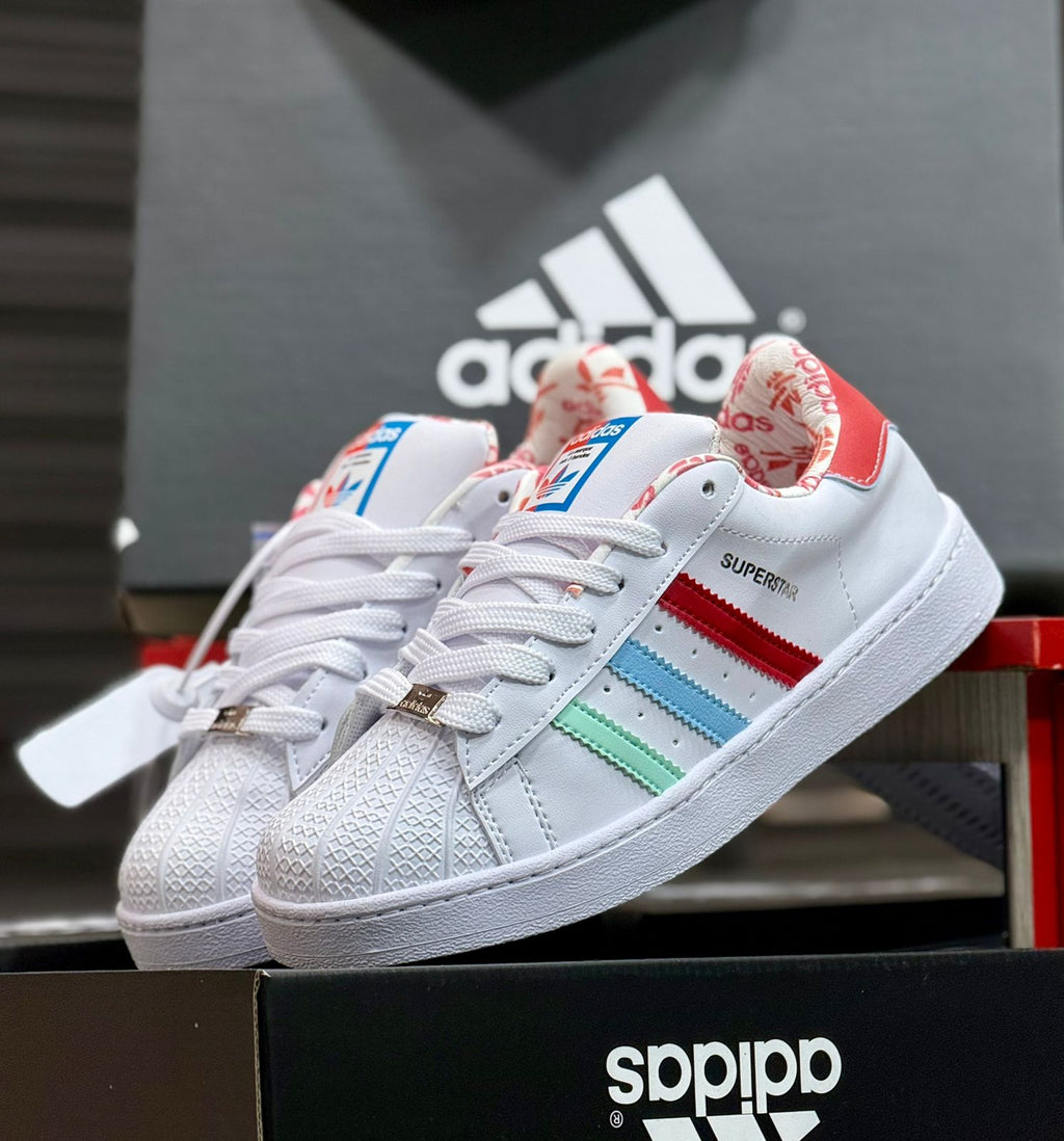 Adidas Superstar Zapatillas Mujer Arcoiris Clásicas Urbanas