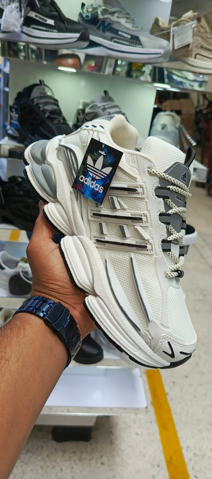 Adidas Adistar XLG Zapatillas Deportivas Malla Cuero Sintético