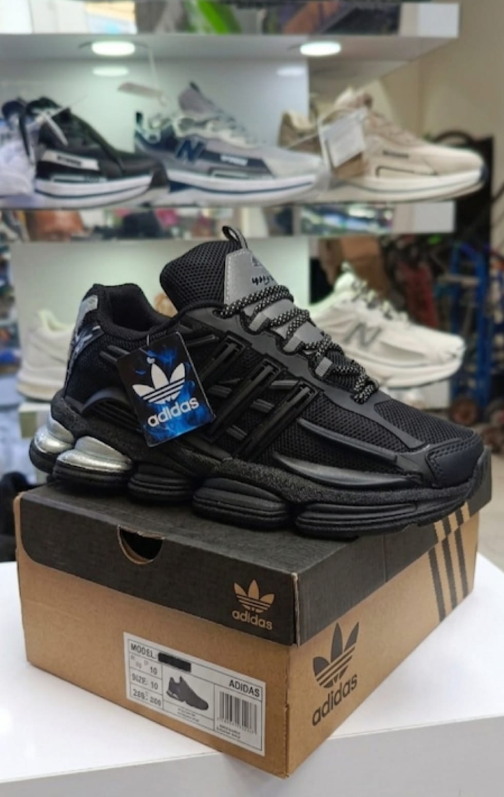 Adidas Adistar XLG Zapatillas Deportivas Malla Cuero Sintético